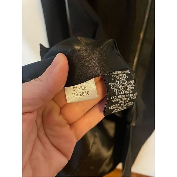 DS Lab black body con dress with leather panel inserts size 12 - Picture 12 of 14